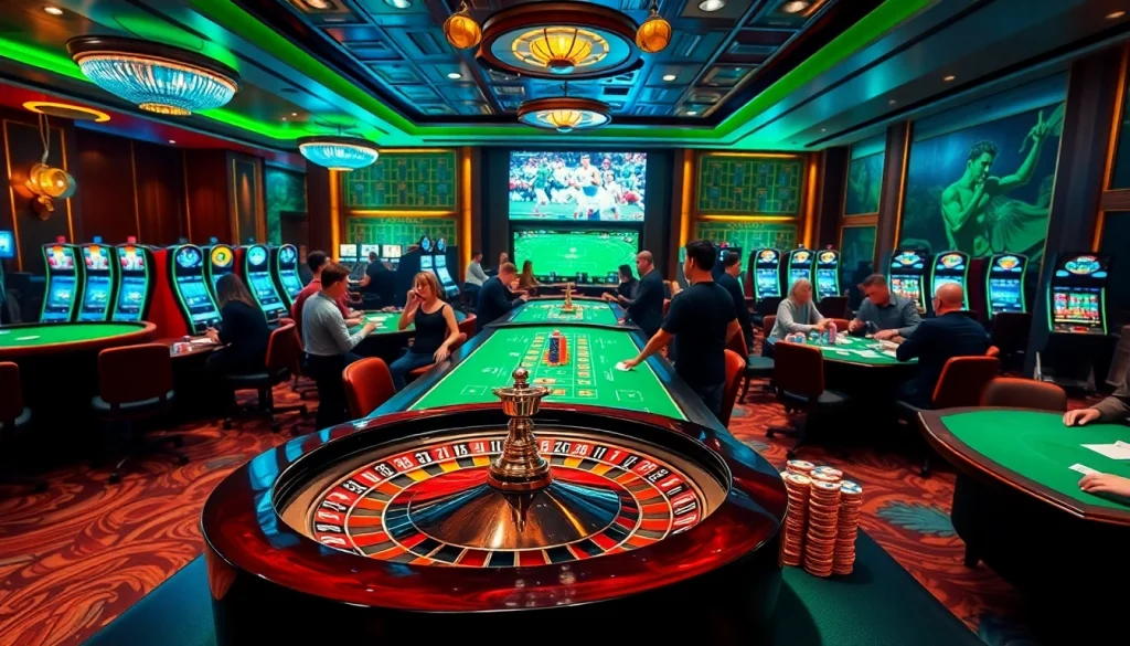 luongsontv enhances player experience at an exciting casino with vibrant games.